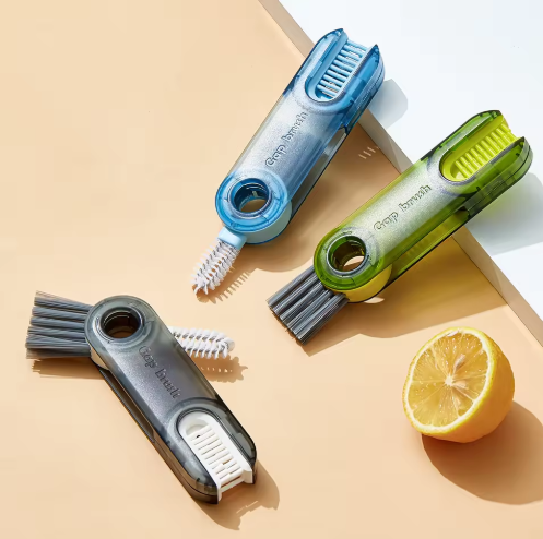 Flaschen und Deckelreinigungsbürste 3in1