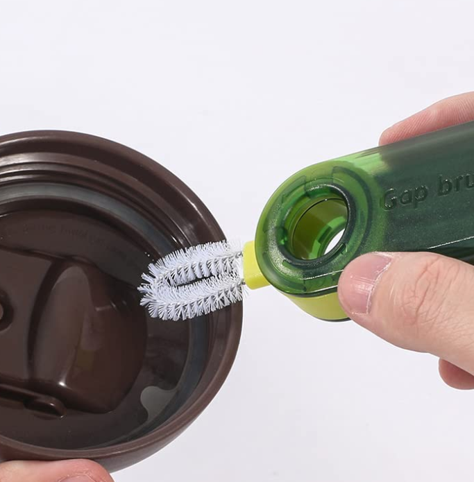 Flaschen und Deckelreinigungsbürste 3in1